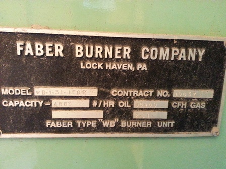 Collins Combustion, Faber Burner