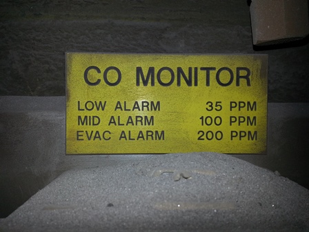 Collins Combustion, CO Monitor