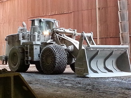 Severstal, Dearborn MI, Slag Removal from BOF B
